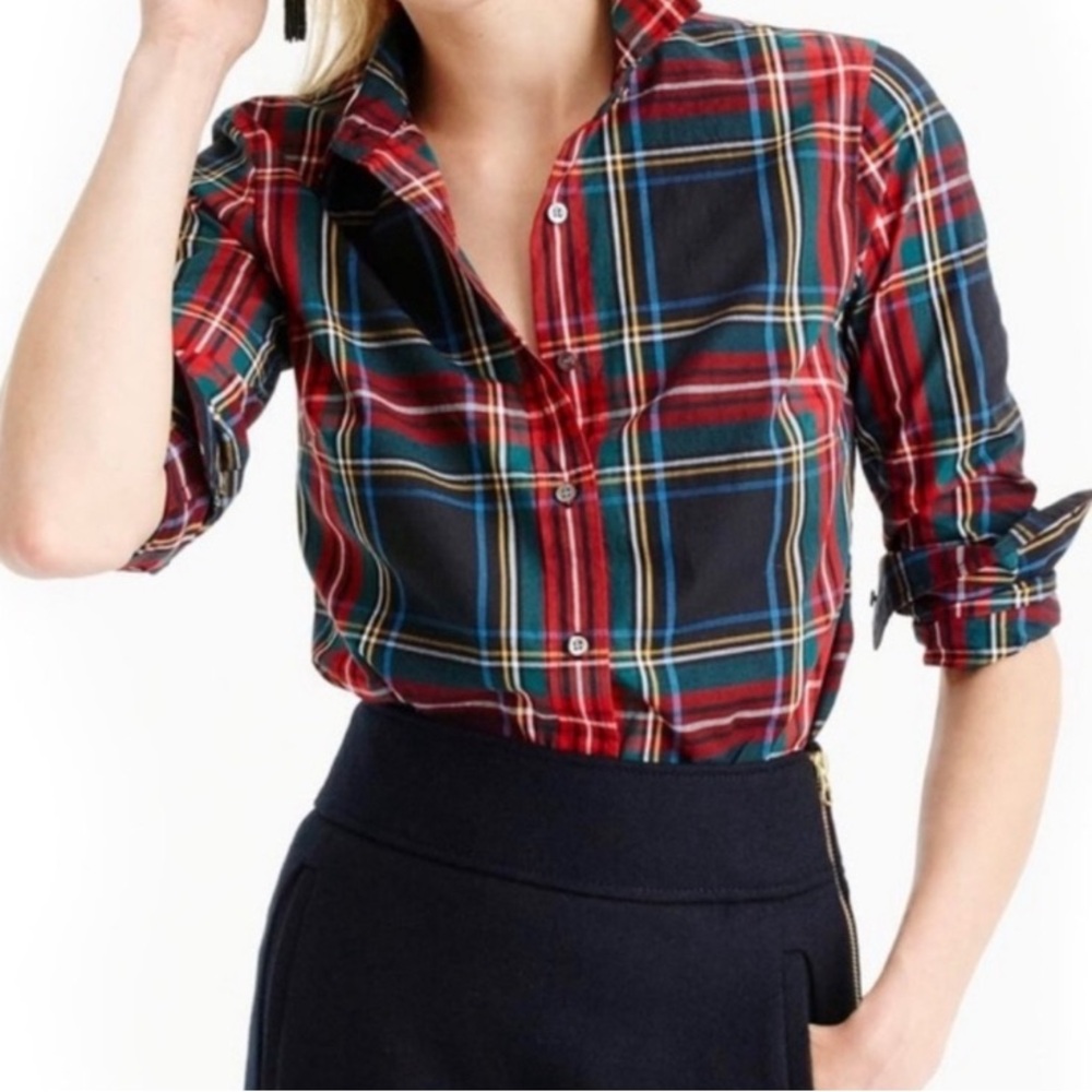 Jcrew tartan plaid shirt